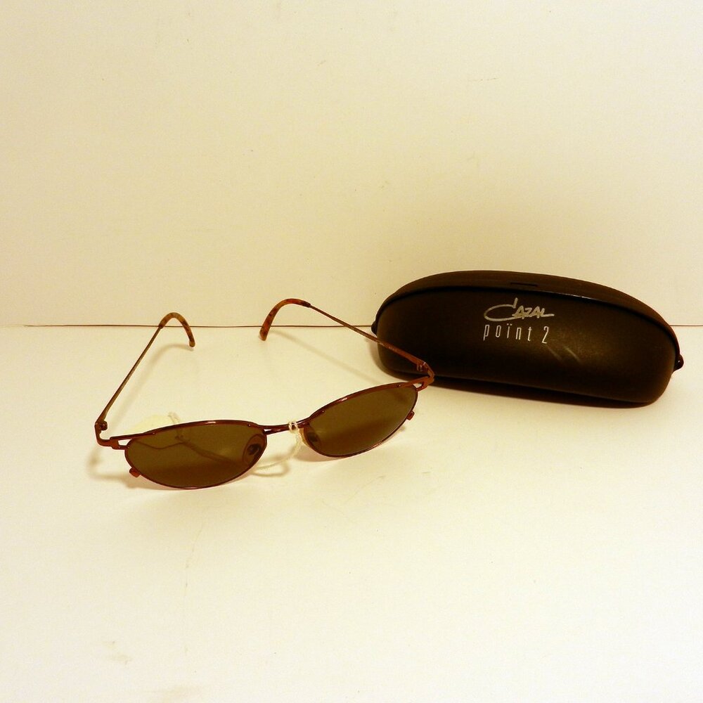 Cazal Point 2 MOD 1118COL.614 Large Iron BronzeTortoise NOS Sunglasses Rare 3567 - Picture 2 of 15